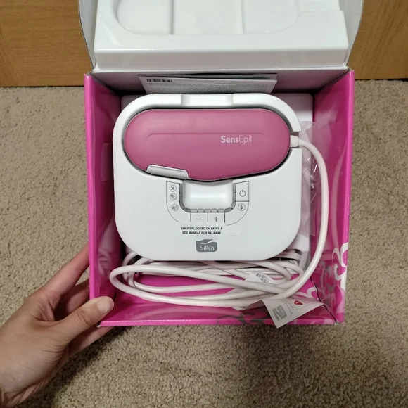 Silk'n SensEpil XL Hair Removal‎ Device Pink Open Box